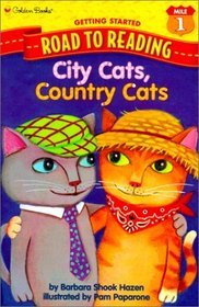 City Cats, Country Cats (Road to Reading Mile 1 (Getting Started) (Hardcover))