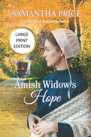 Amish Widow's Hope (Expectant Amish Widows, Bk 1) (Large Print)