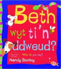 Beth Wyt Ti'n Ddweud...: What Do You Say...