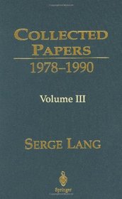 Collected Papers III: 1978-1990