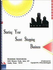 Starting Your Secret Shopping Business