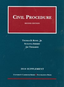 Civil Procedure, 2nd Edition, 2010 Supplement