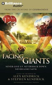 Facing the Giants: Never Give Up. Never Back Down. Never Lose Faith.