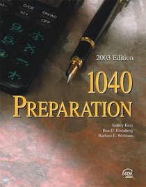 1040 Preparation (2003 Edition)
