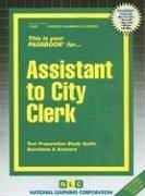 Assistant to City Clerk (Career Examination Passbooks)