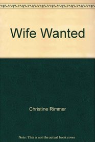 Wife Wanted
