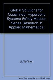 Global Classical Solutions for Quaslinear Hyberbolic Systems (Research in Applied Mathematics)