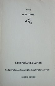 A People and a Nation/Test Bank