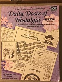 Daily Doese of Nostalgia -Spring Months