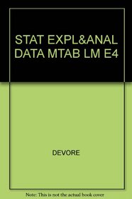 MINITAB Lab Manual for Devore and Peck's Statistics: The Exploration and Analysis of Data (with CD-ROM), 4th