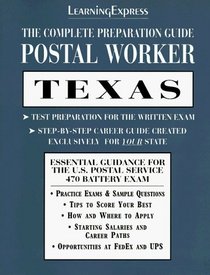 Postal Worker: Texas: The Complete Preparation Guide (Learning Express Civil Service Library Texas)