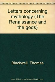 LETTERS CONC MYTH (The Renaissance and the gods)