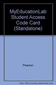 MyEducationLab Student Access Code Card (standalone)