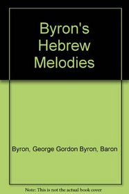 Byron's Hebrew Melodies