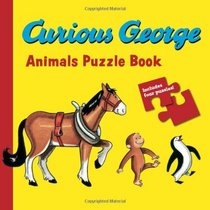 Curious George Animals Puzzle Book (Curious George Board Books)