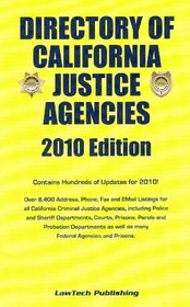 2010 Directory Justice Agencies-CA,AZ,NV,HI-