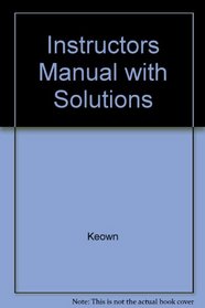 Instructors Manual with Solutions