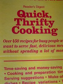 Quick, Thrifty Cooking