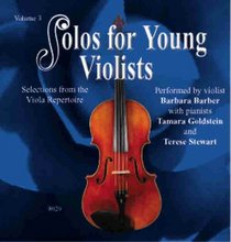 Solos for Young Violists, Vol 3: Selections from the Viola Repertoire (CD)