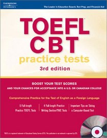 TOEFL CBT Practice Tests w/CD 2004 (Toefl Cbt Practice Tests)