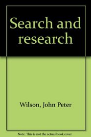 Search and research,