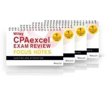 Wiley CPAexcel Exam Review January 2017 Focus Notes: Complete Set