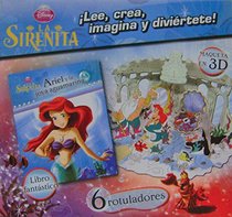 Disney Princesa: La Sirenita - Lee, crea, imagina y diviertete! (Spanish Edition)
