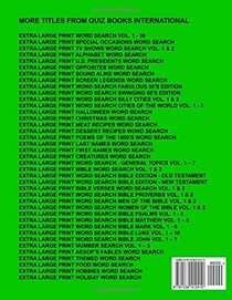 Extra Large Print Word Search Volume 27