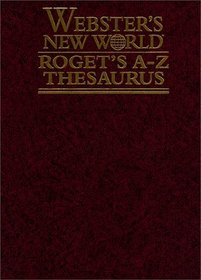 Webster's New World Rogets A-Z Thesaurus (Webster's New World)