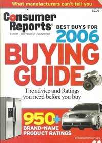 Consumer Reports Buying Guide 2006