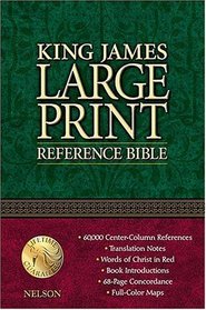 King James Large Print Center Column Reference Bible