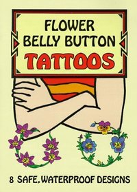 Flower Belly Button Tattoos (Temporary Tattoos)