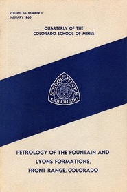 Petrology of the Fountain and Lyons Formations, Front Range, Colorado