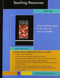 Prentice Hall Literature World Masterpieces Teaching Resources Unit 6. (Paperback)