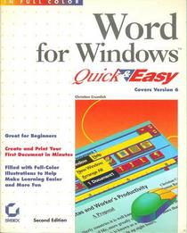 Word for Windows Quick & Easy: Covers Version 6