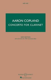 Concerto for Clarinet - New Edition: Clarinet and String Orchestra, with Harp and Piano