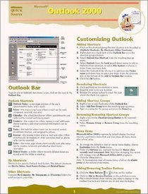Microsoft Outlook 2000 Quick Source Guide
