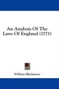An Analysis Of The Laws Of England (1771)