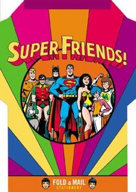 Super Friends Fold and Mail Stationery (Super Heroes)