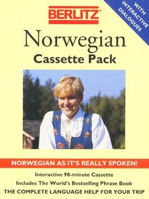 Berlitz Norwegian Cassette Pack With Interactive Dialogues (Cassette & Book)