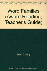 Word Families (Award Reading, Teacher's Guide)
