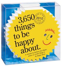 3,650 Things to Be Happy About Diecut Calendar 2010