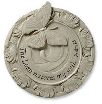 Butterfly Floral Garden Stepping Stone