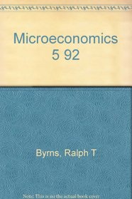 Microeconomics/Includes Pamphlet on Survey of Business in Europe