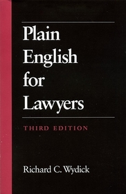 Plain English for Lawyers (3rd Edition)