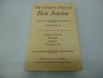 The Complete Plays of Ben Jonson: Volume 2 (v. 2)