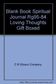Blank Book Spiritual Journal Rg95-84 Loving Thoughts Gift Boxed