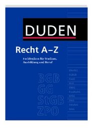 Duden Recht A - Z