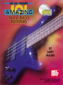 Mel Bay 101 Amazing Jazz Bass Patterns Book (CD Set)