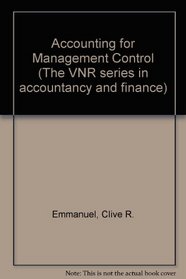 Accounting Manag Cnt UK (VNR Series in Accounting and Finance)